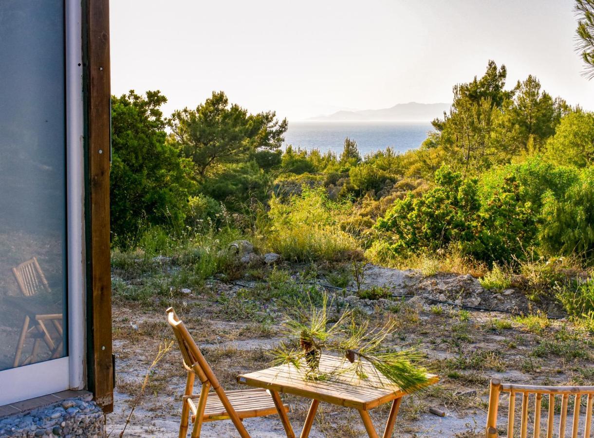 Drolma Ling Nature Cabins Theológos Exteriér fotografie