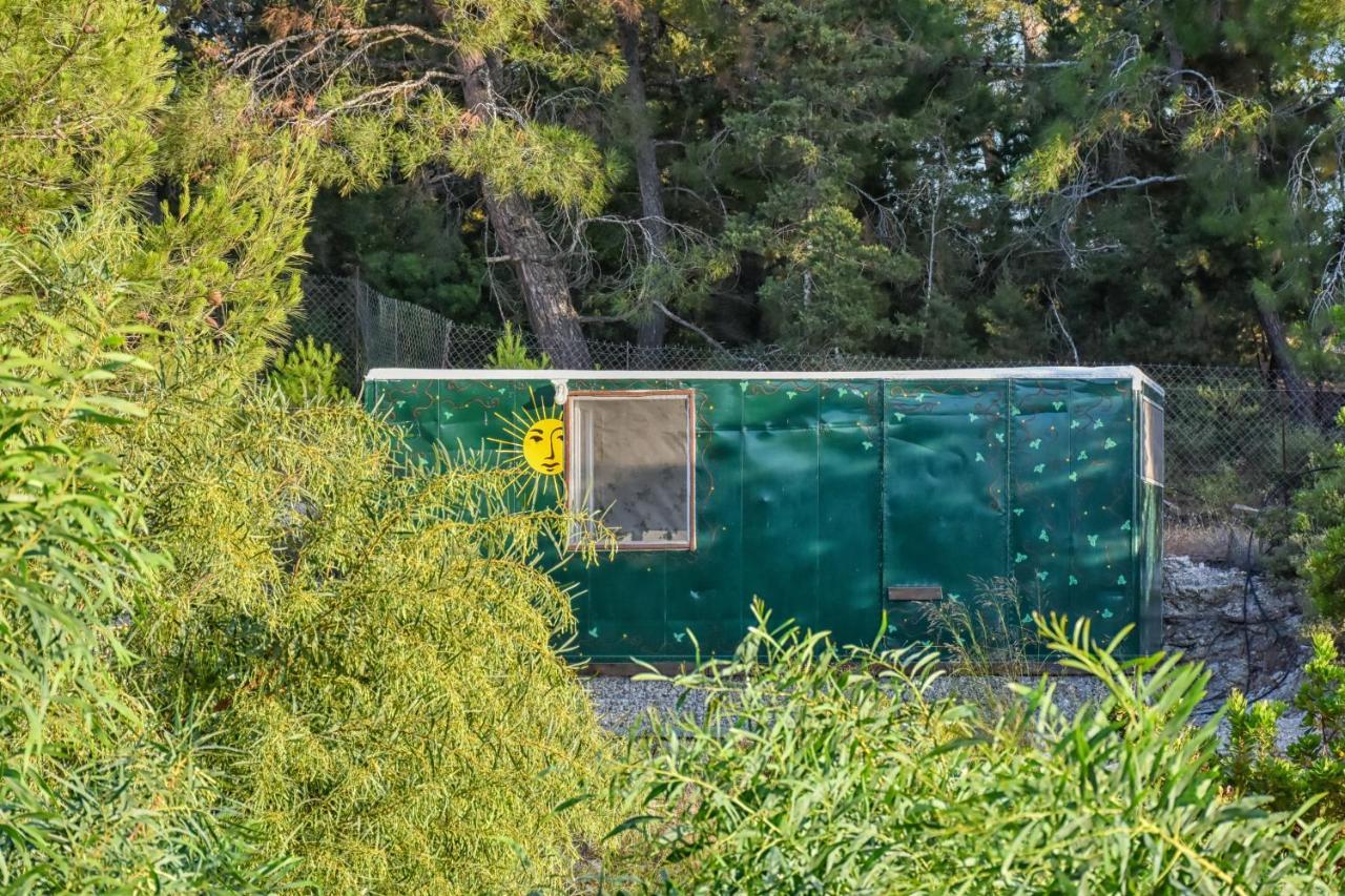 Drolma Ling Nature Cabins Theológos Exteriér fotografie