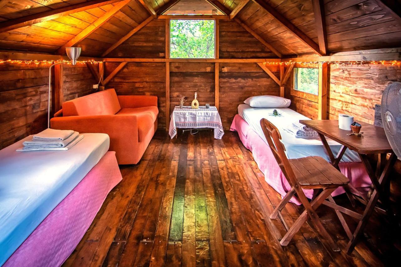 Drolma Ling Nature Cabins Theológos Exteriér fotografie