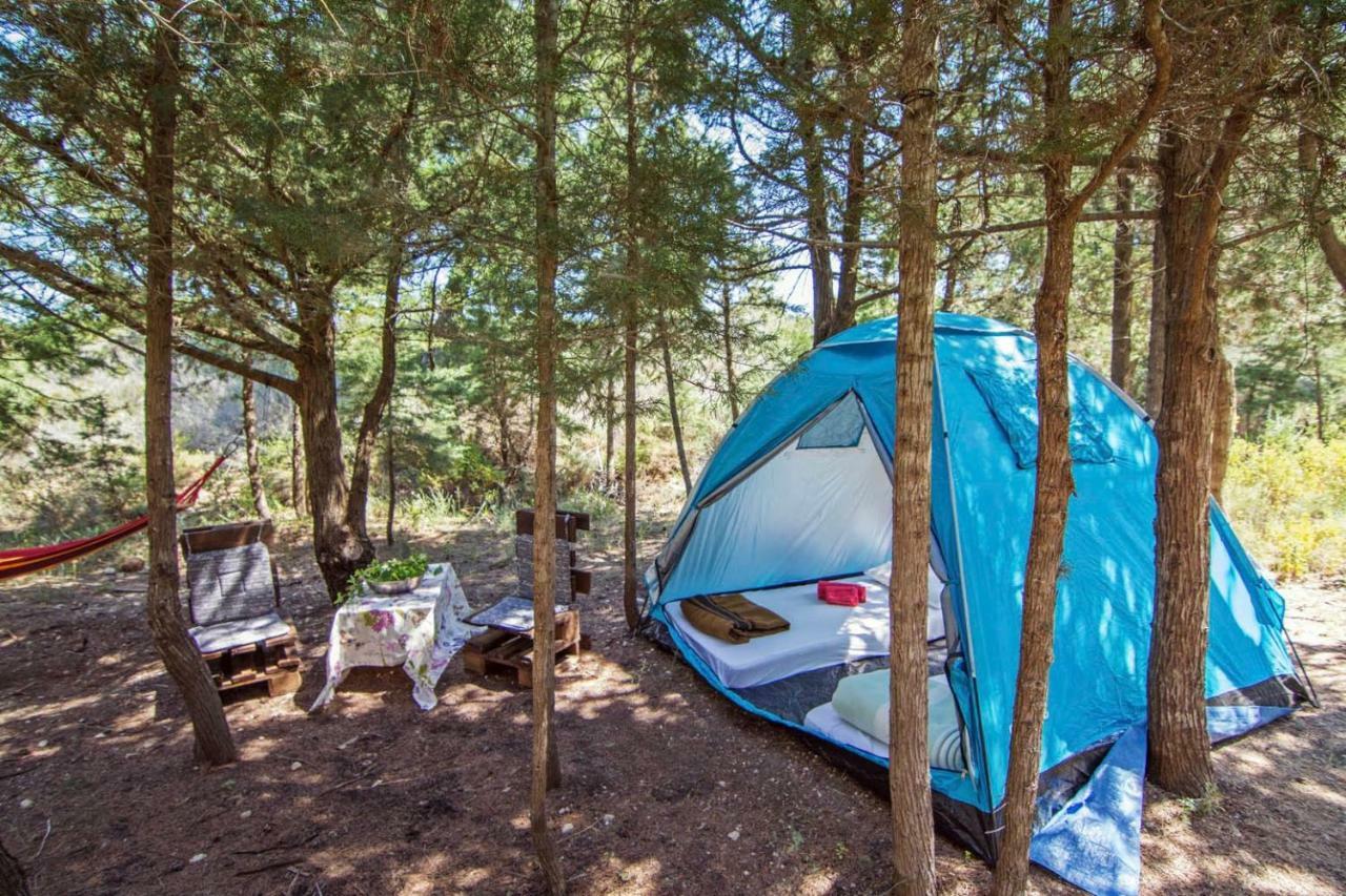 Drolma Ling Nature Cabins Theológos Exteriér fotografie